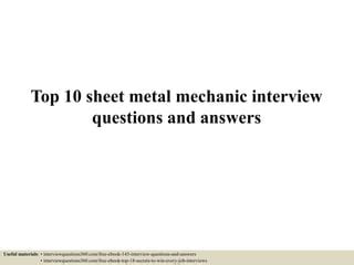 interview questions on sheet metal|metal fabrication interview questions.